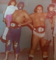 with Oso Matius as Tamaulipas Tag Team Champions