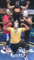 In CMLL school around 2014, training with Rebelde and Coyote